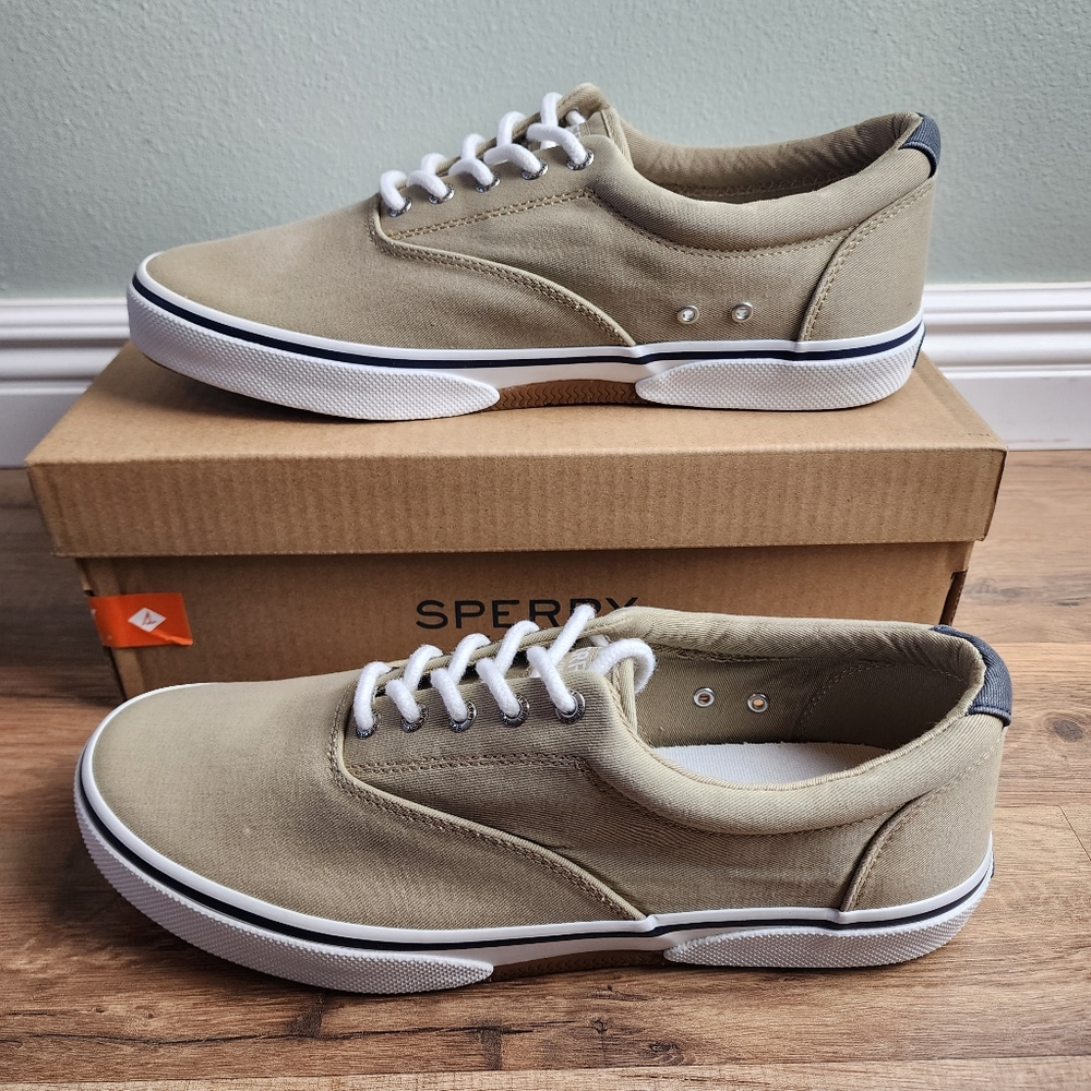 ❗️NWT❗️Sperry Men's Halyard CVO Khaki Seaker Size 12 - Picture 4 of 13